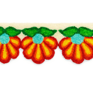 Umberpati Rangoli Mat, 29 x 7 inches