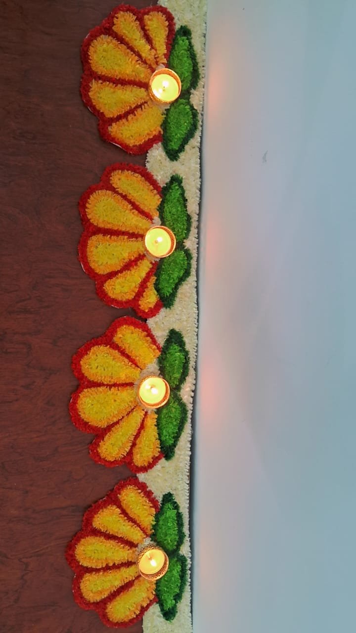 Umberpati Rangoli Mat, 29 x 7 inches - Image 2
