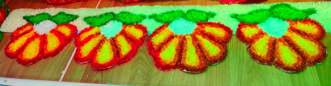Umberpati Rangoli Mat, 29 x 7 inches - Image 2