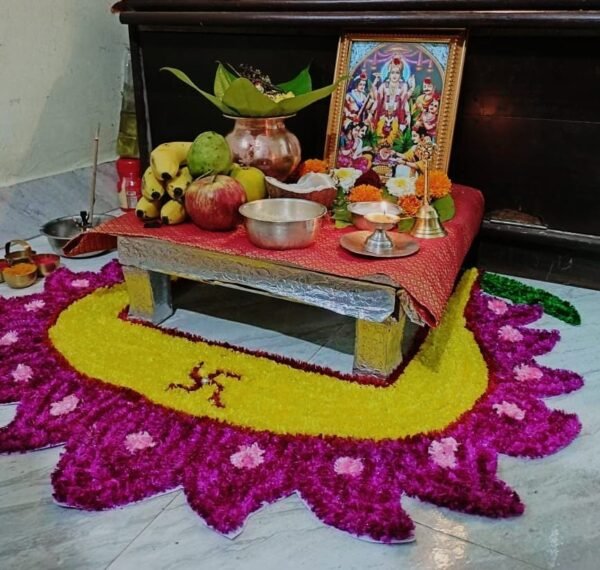 Chaurang Rangoli Mat, 29 x 24 inches