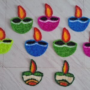 Diya Rangoli Mats 2